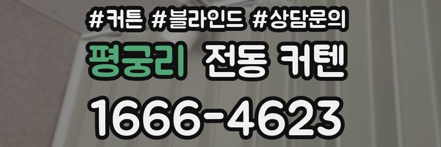평궁리 전동 커텐