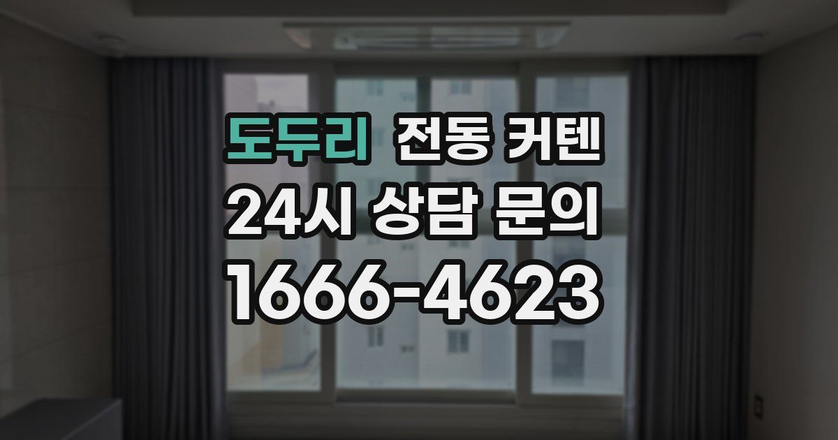 도두리 전동 커텐