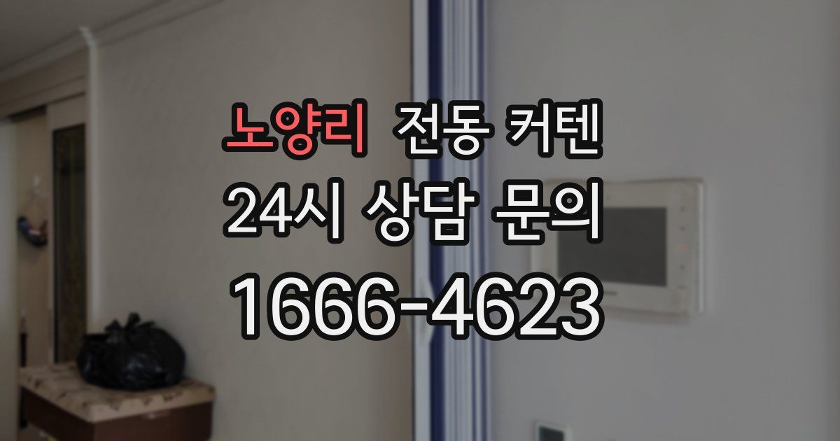 노양리 전동 커텐