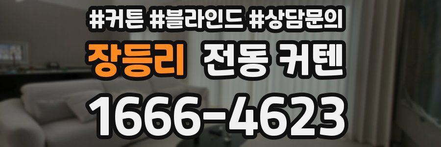 장등리 전동 커텐