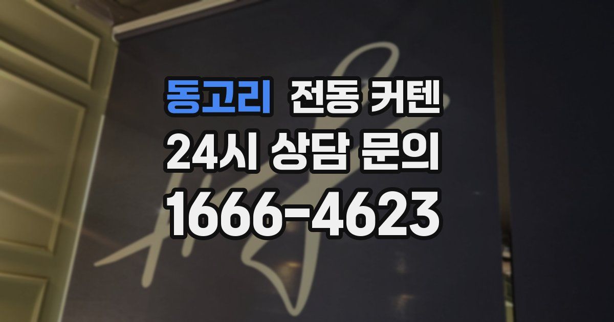 동고리 전동 커텐