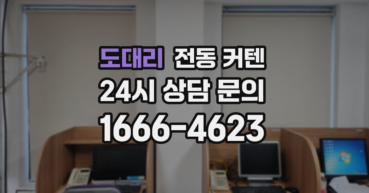 도대리 전동 커텐