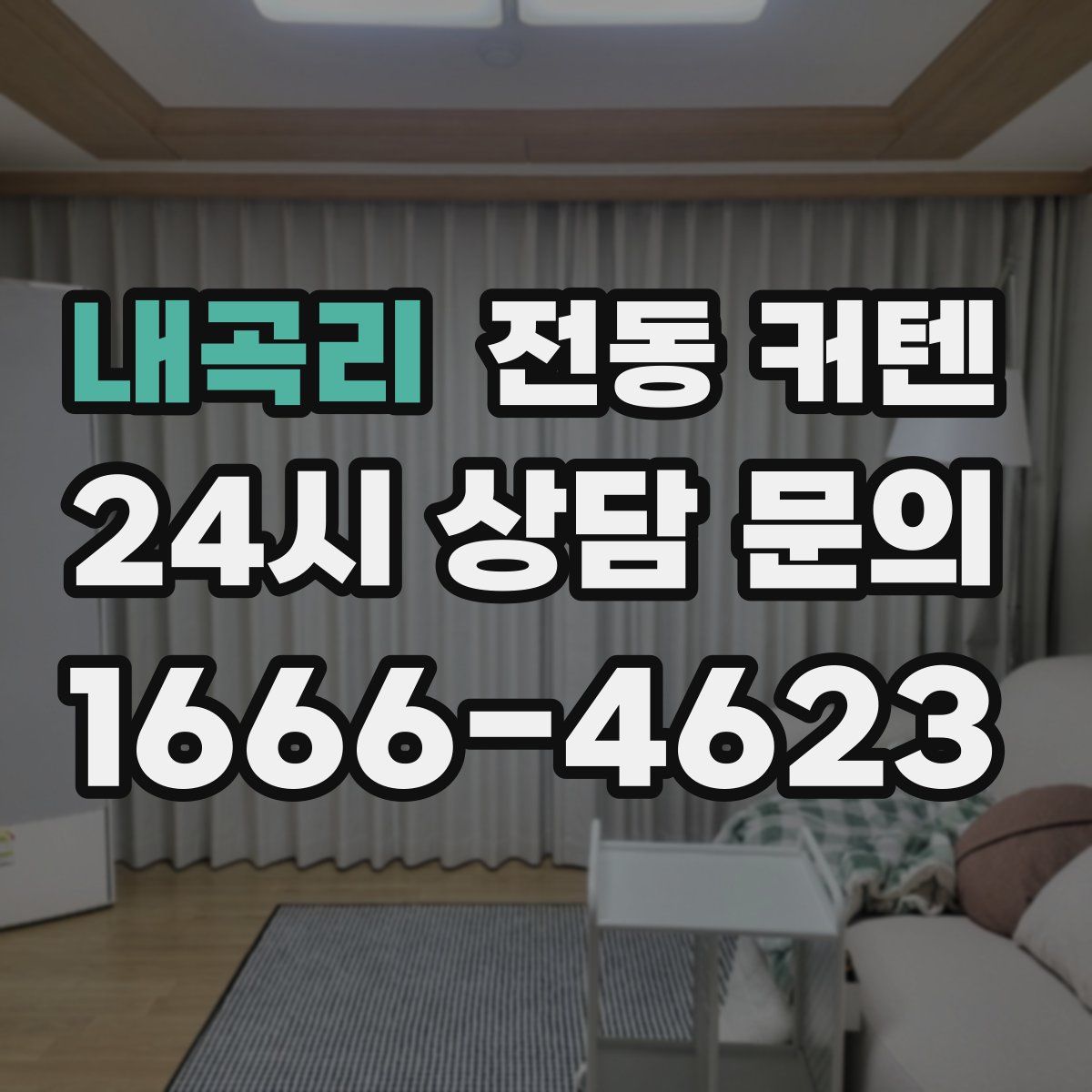 내곡리 전동 커텐