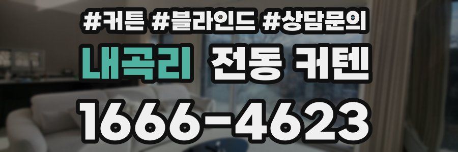 내곡리 전동 커텐