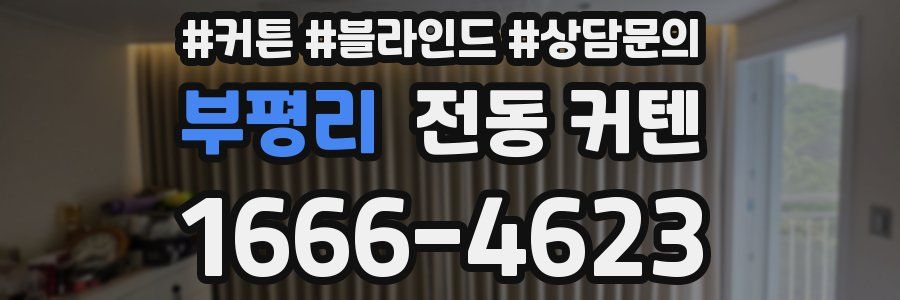 부평리 전동 커텐