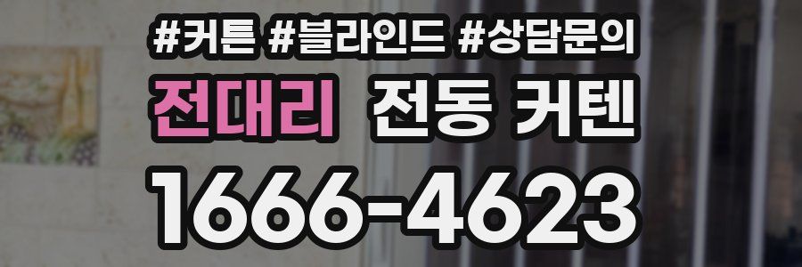전대리 전동 커텐