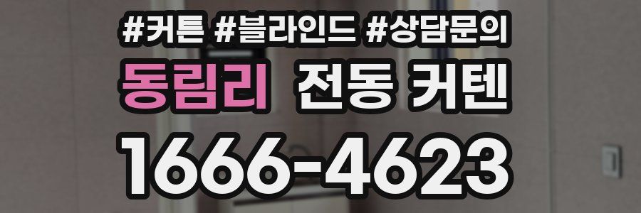 동림리 전동 커텐