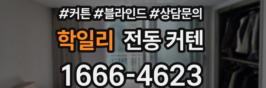 학일리 전동 커텐