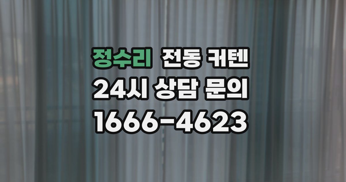 정수리 전동 커텐