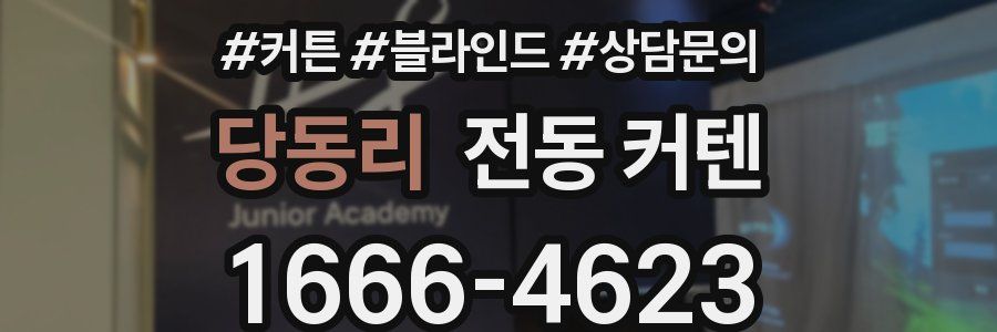당동리 전동 커텐