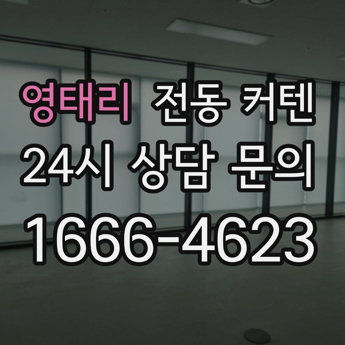 영태리 전동 커텐