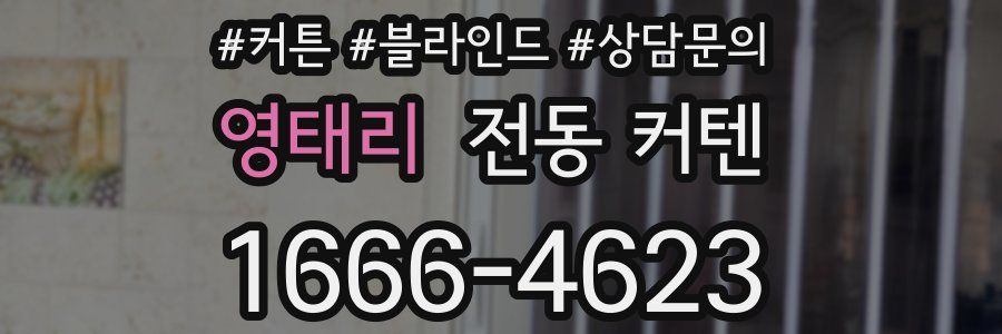 영태리 전동 커텐