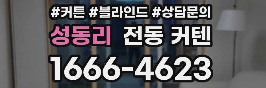 성동리 전동 커텐