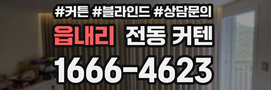 읍내리 전동 커텐
