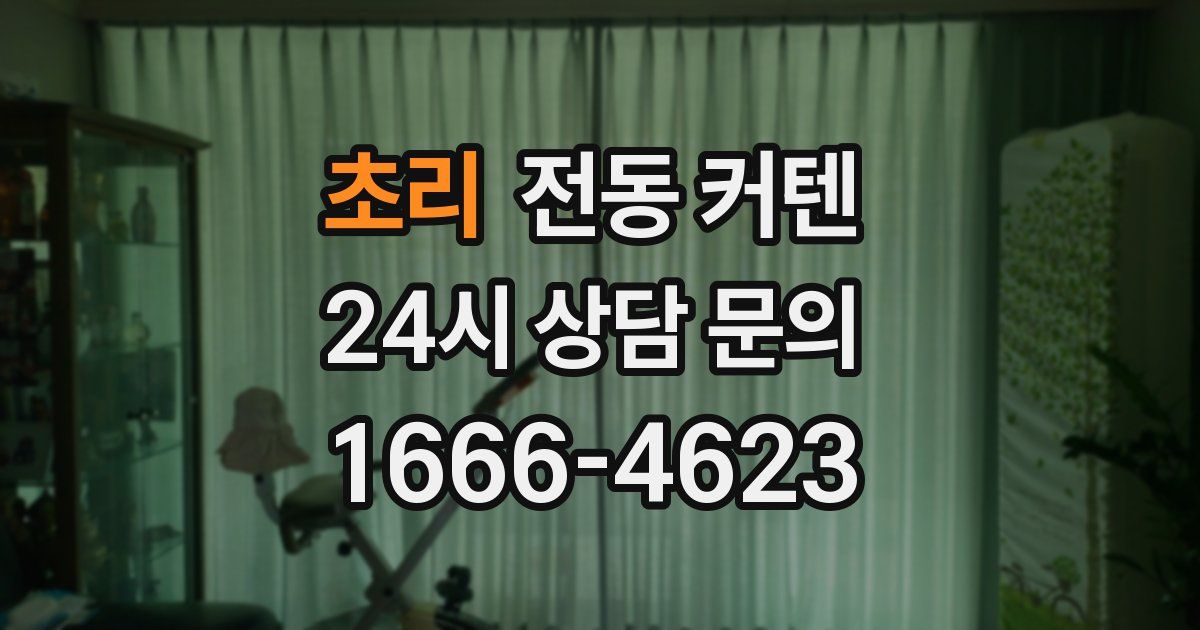 초리 전동 커텐