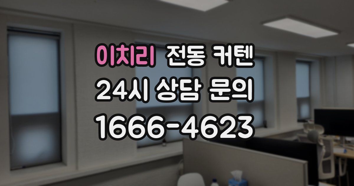 이치리 전동 커텐