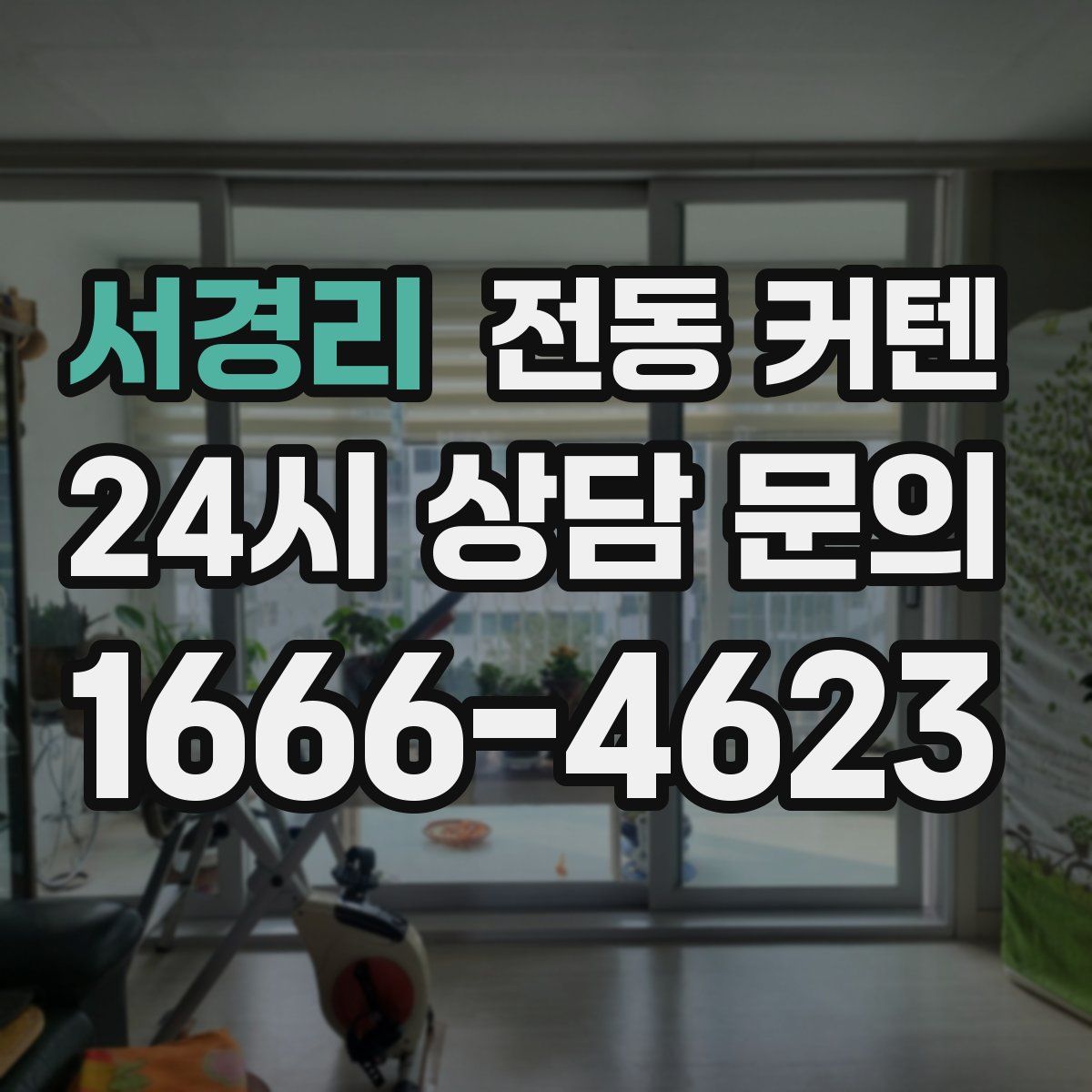 서경리 전동 커텐