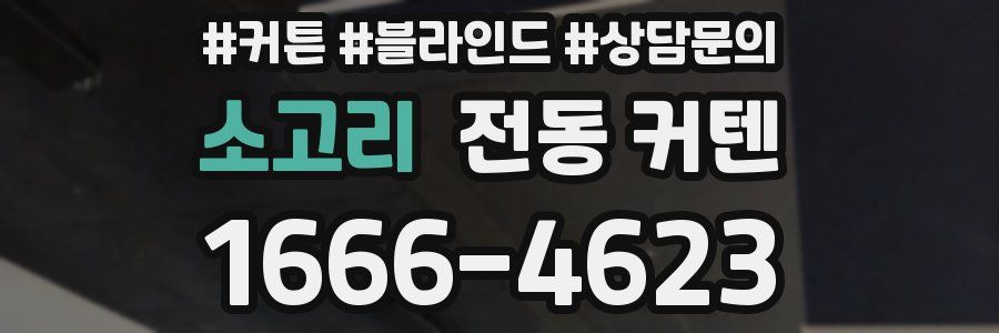 소고리 전동 커텐