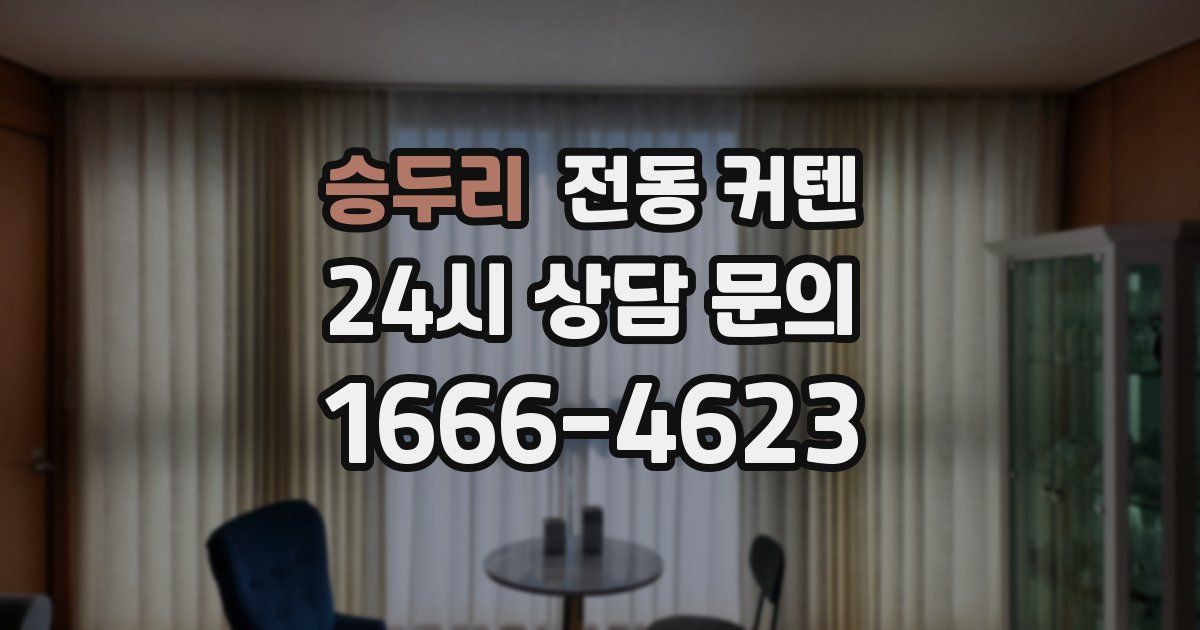 승두리 전동 커텐