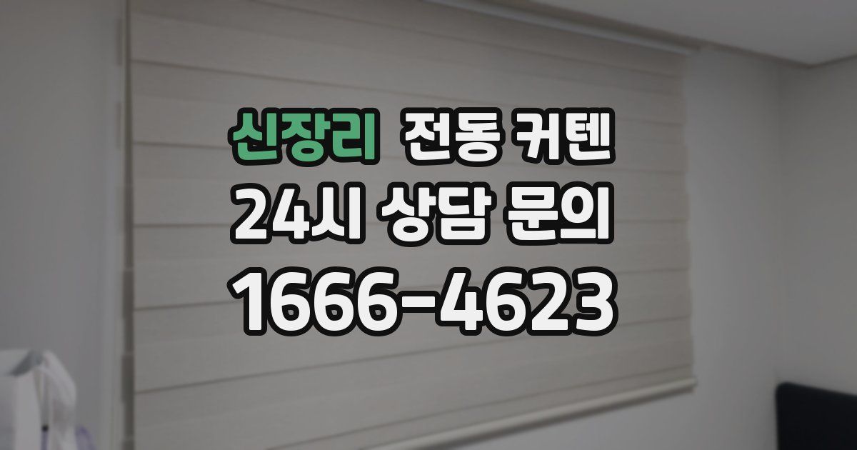 신장리 전동 커텐