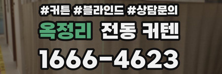 옥정리 전동 커텐