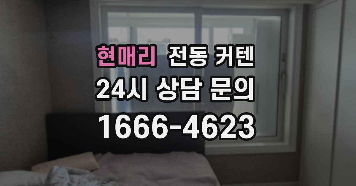 현매리 전동 커텐