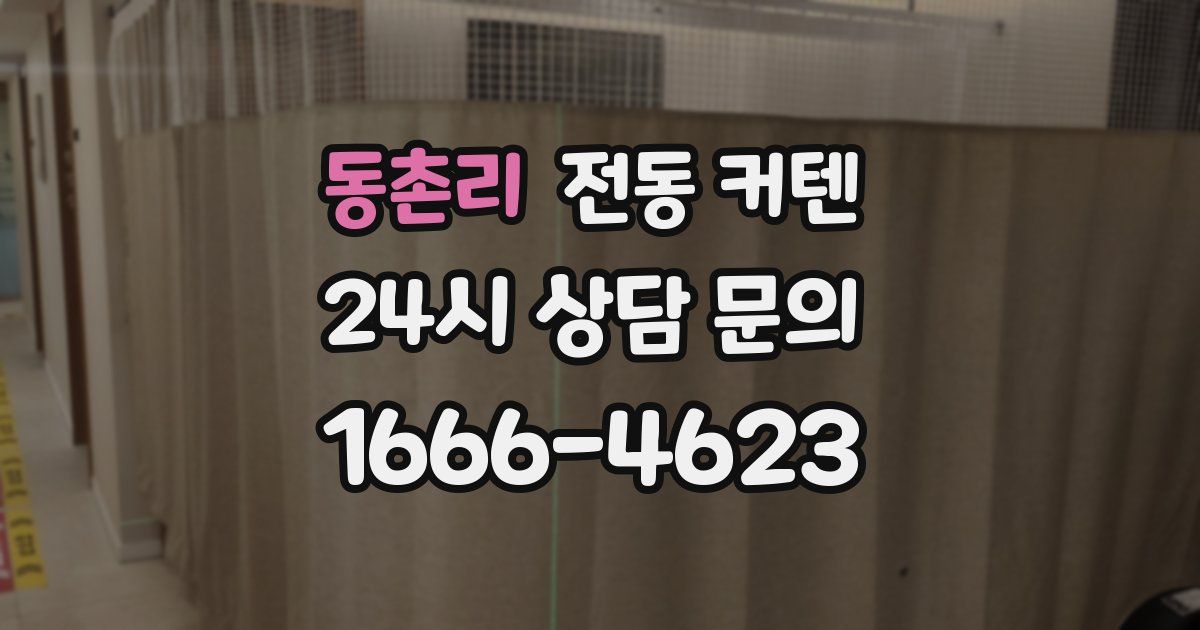 동촌리 전동 커텐