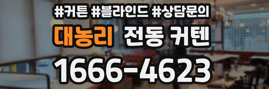 대농리 전동 커텐