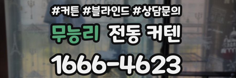 무능리 전동 커텐