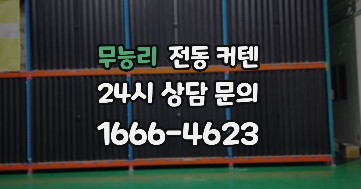 무능리 전동 커텐