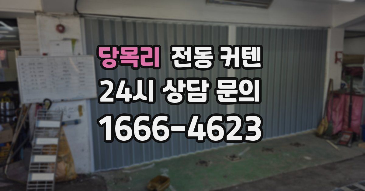당목리 전동 커텐