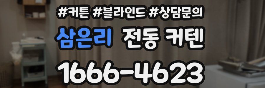 삼은리 전동 커텐