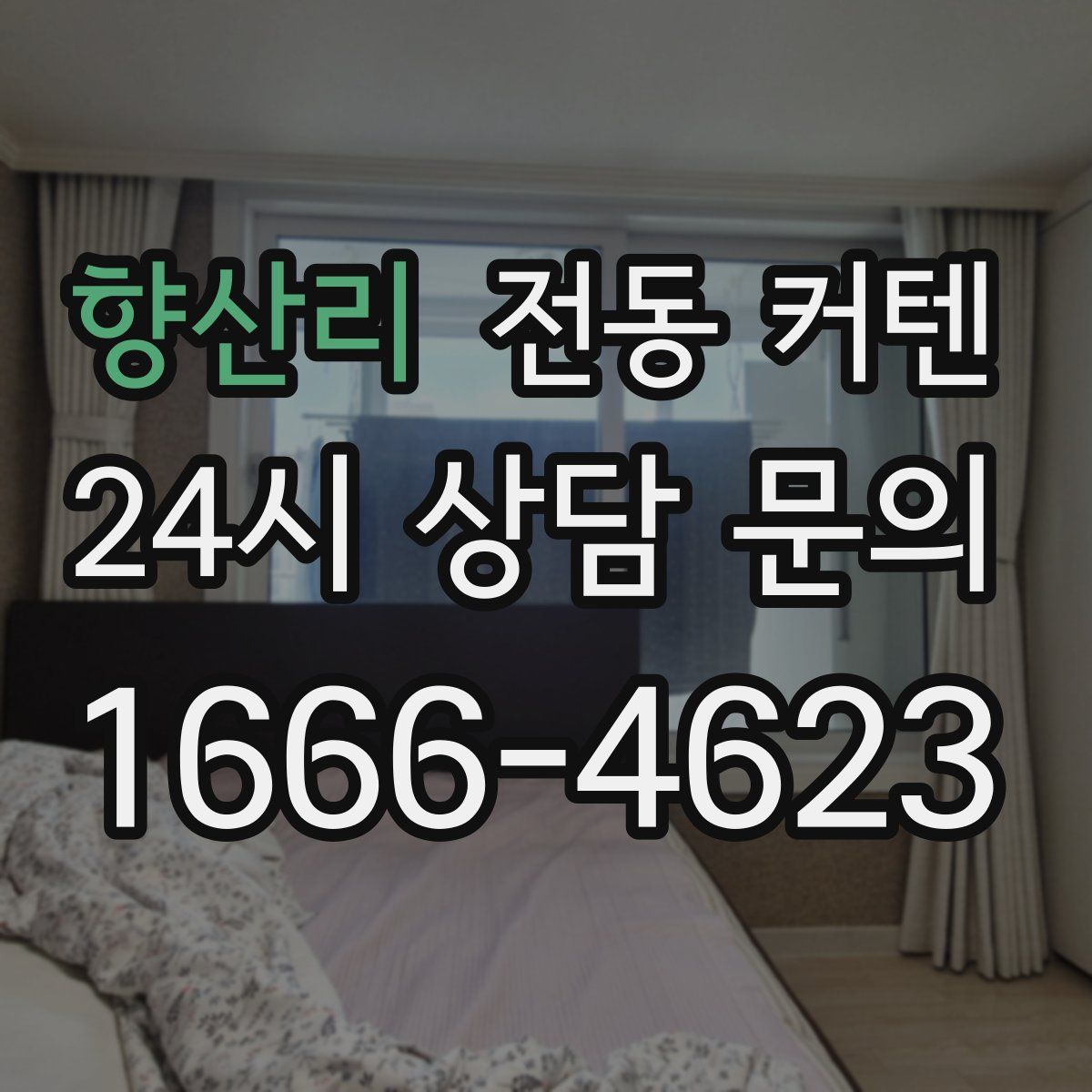 향산리 전동 커텐