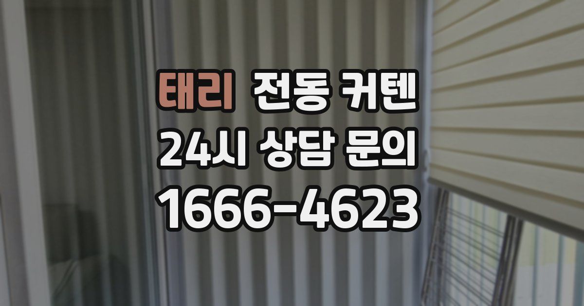 태리 전동 커텐