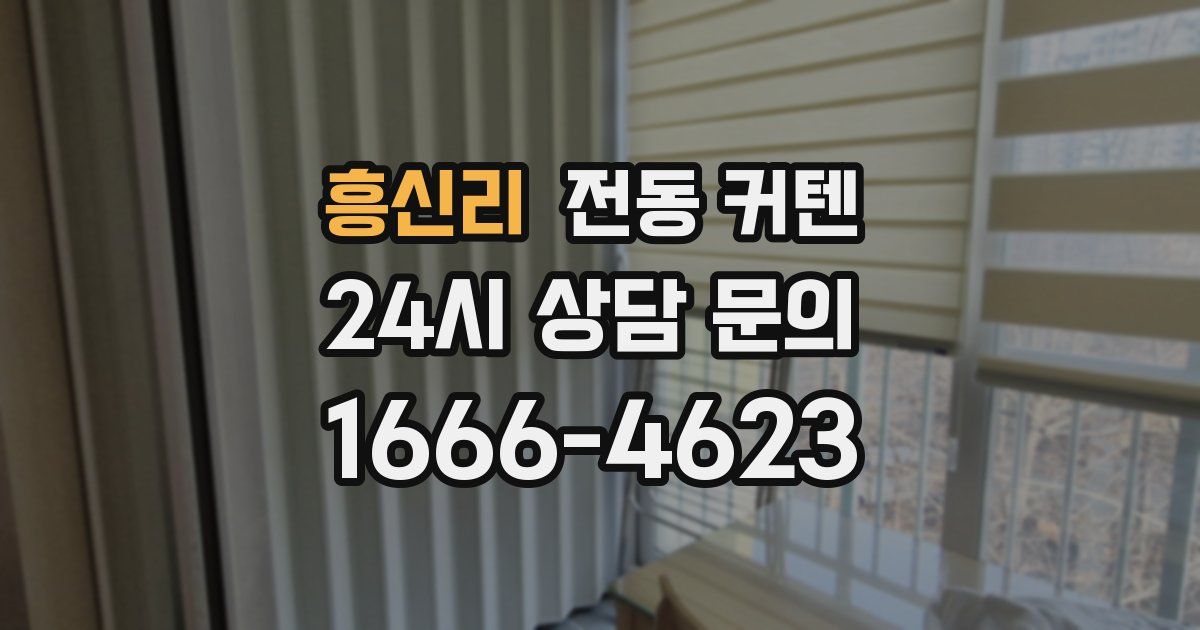 흥신리 전동 커텐