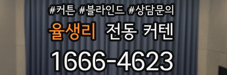 율생리 전동 커텐