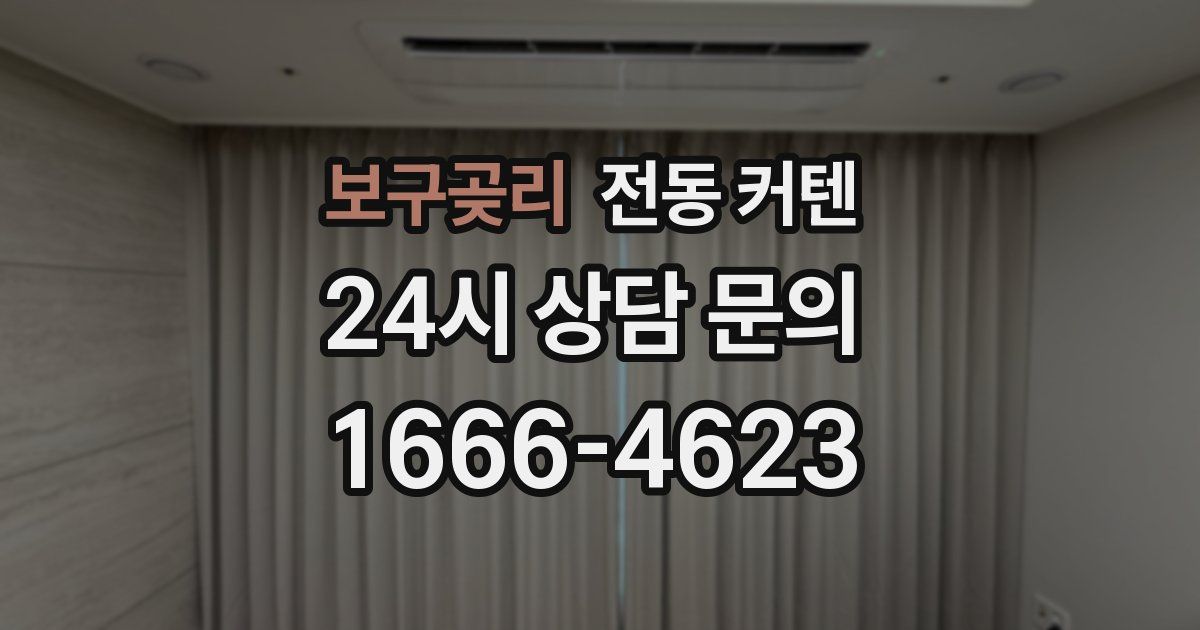 보구곶리 전동 커텐