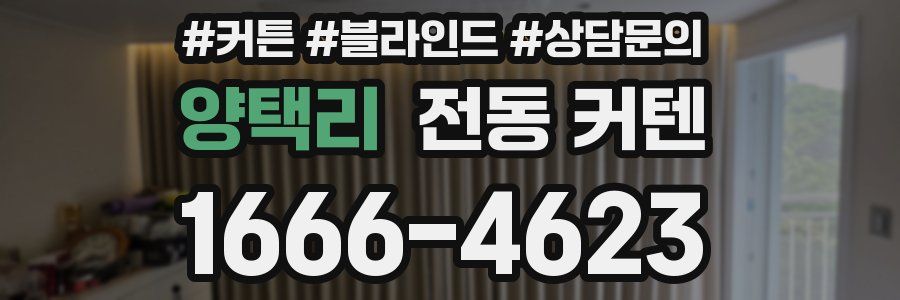 양택리 전동 커텐
