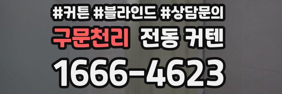 구문천리 전동 커텐