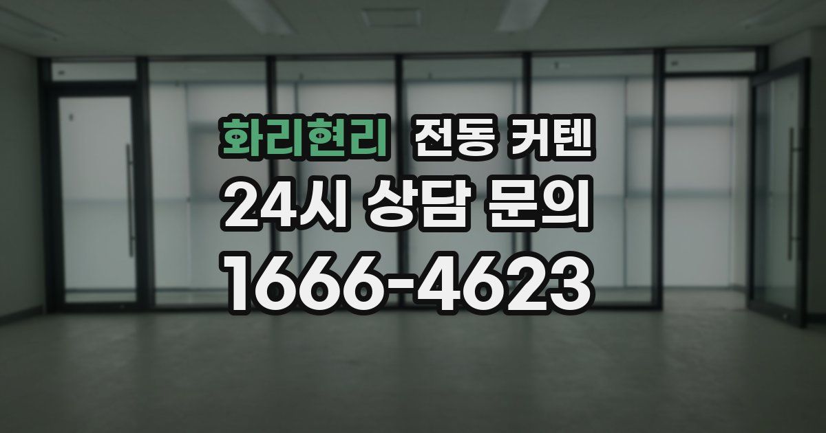 화리현리 전동 커텐