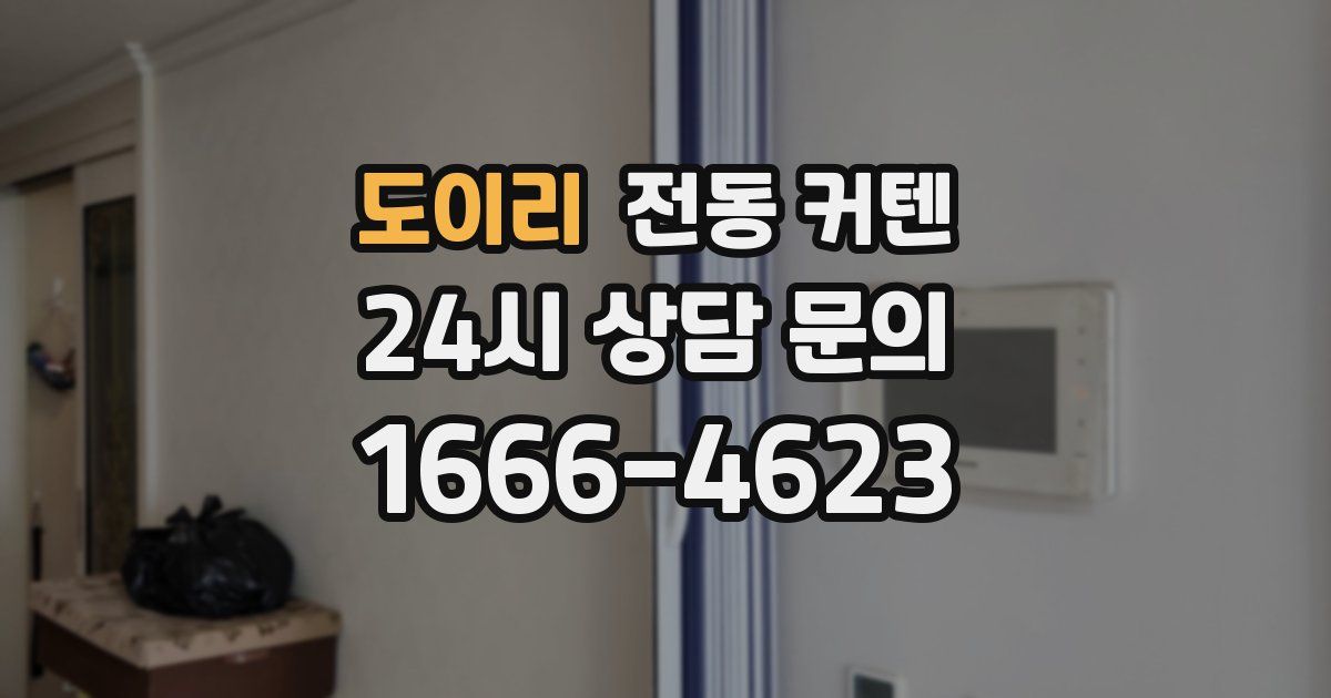 도이리 전동 커텐