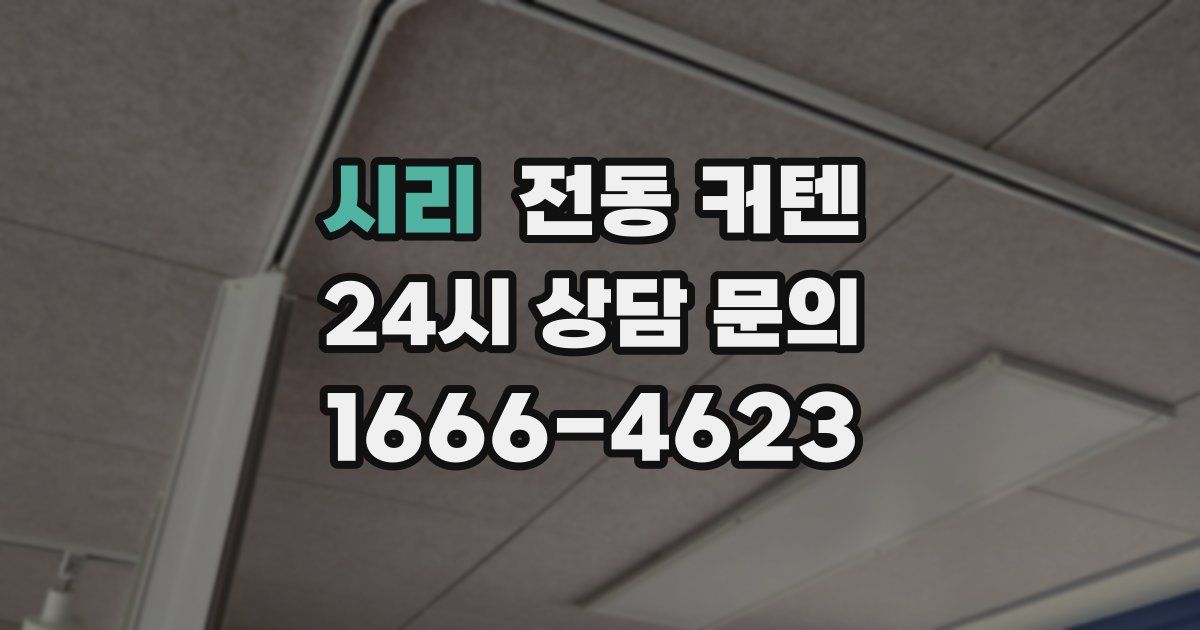 시리 전동 커텐