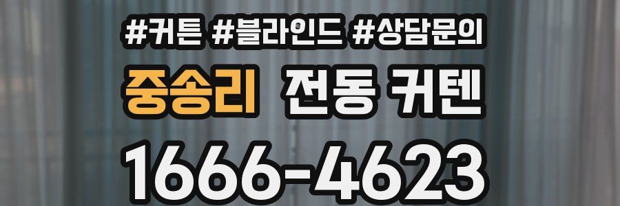중송리 전동 커텐