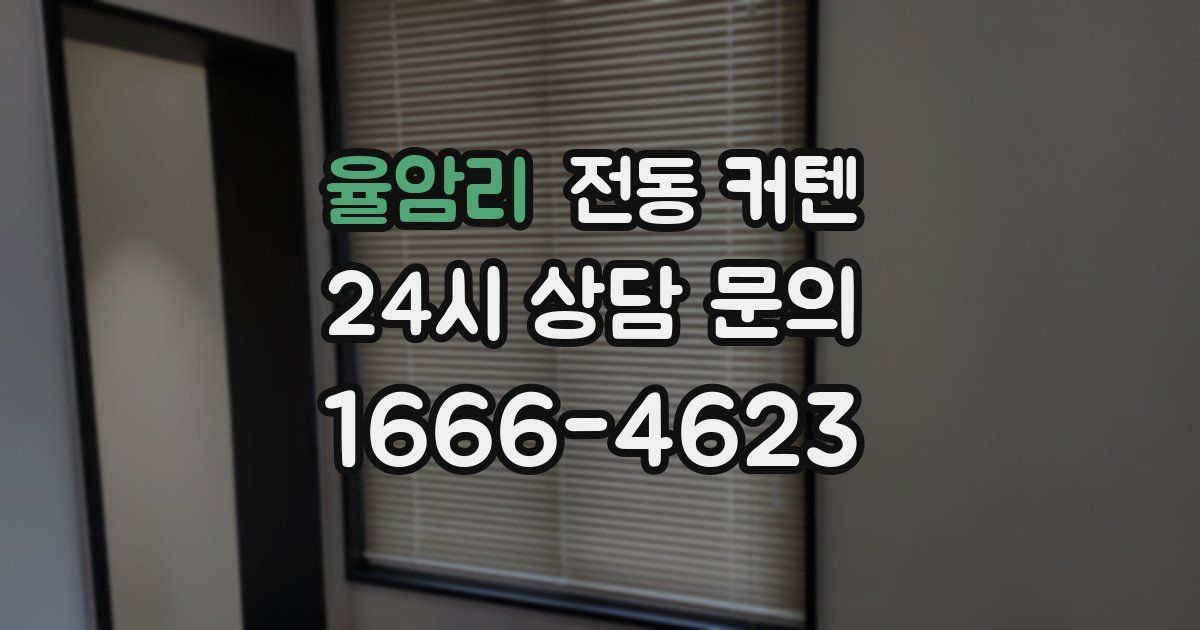 율암리 전동 커텐