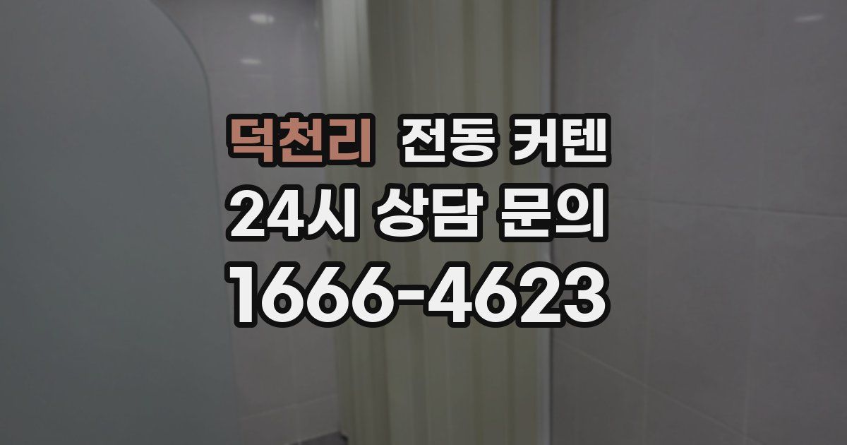 덕천리 전동 커텐