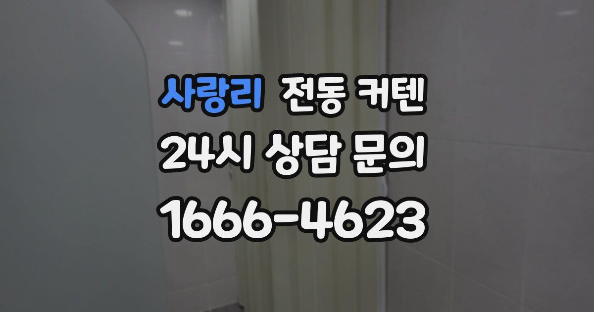사랑리 전동 커텐