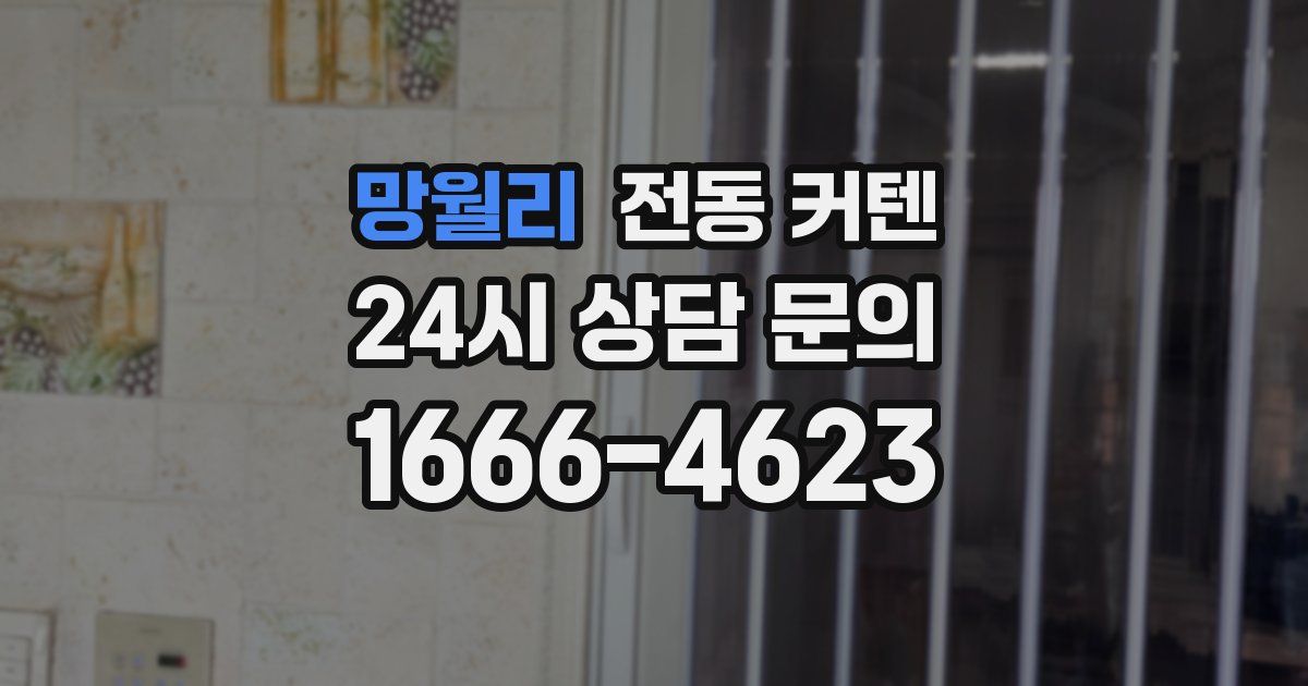 망월리 전동 커텐