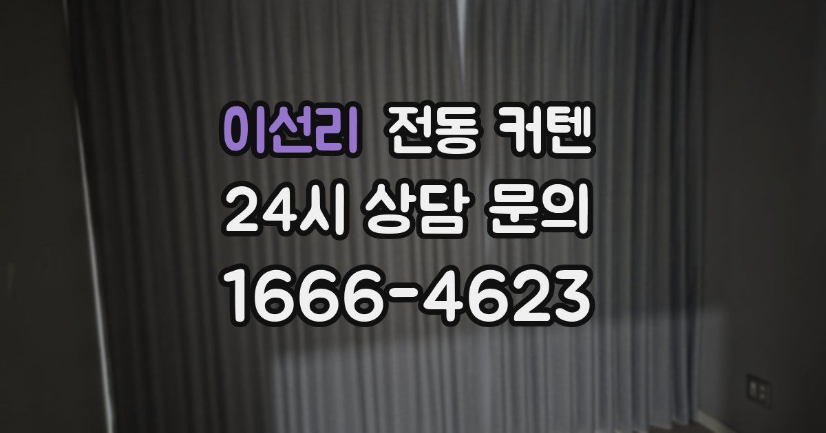 이선리 전동 커텐