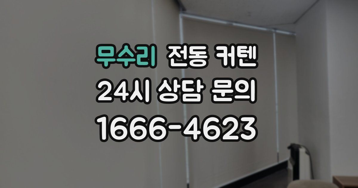 무수리 전동 커텐