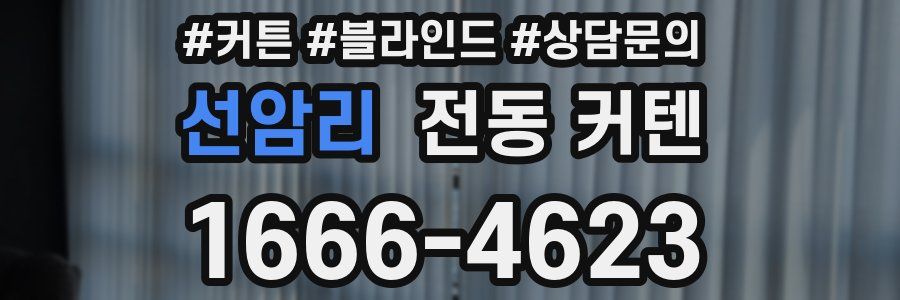 선암리 전동 커텐
